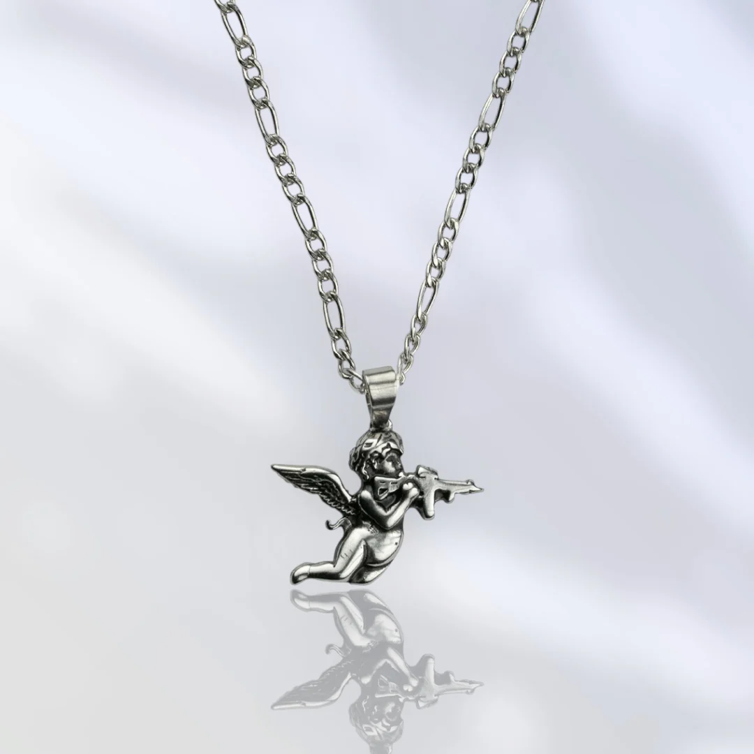 AR Cherub Pendant & Chain - Image 6