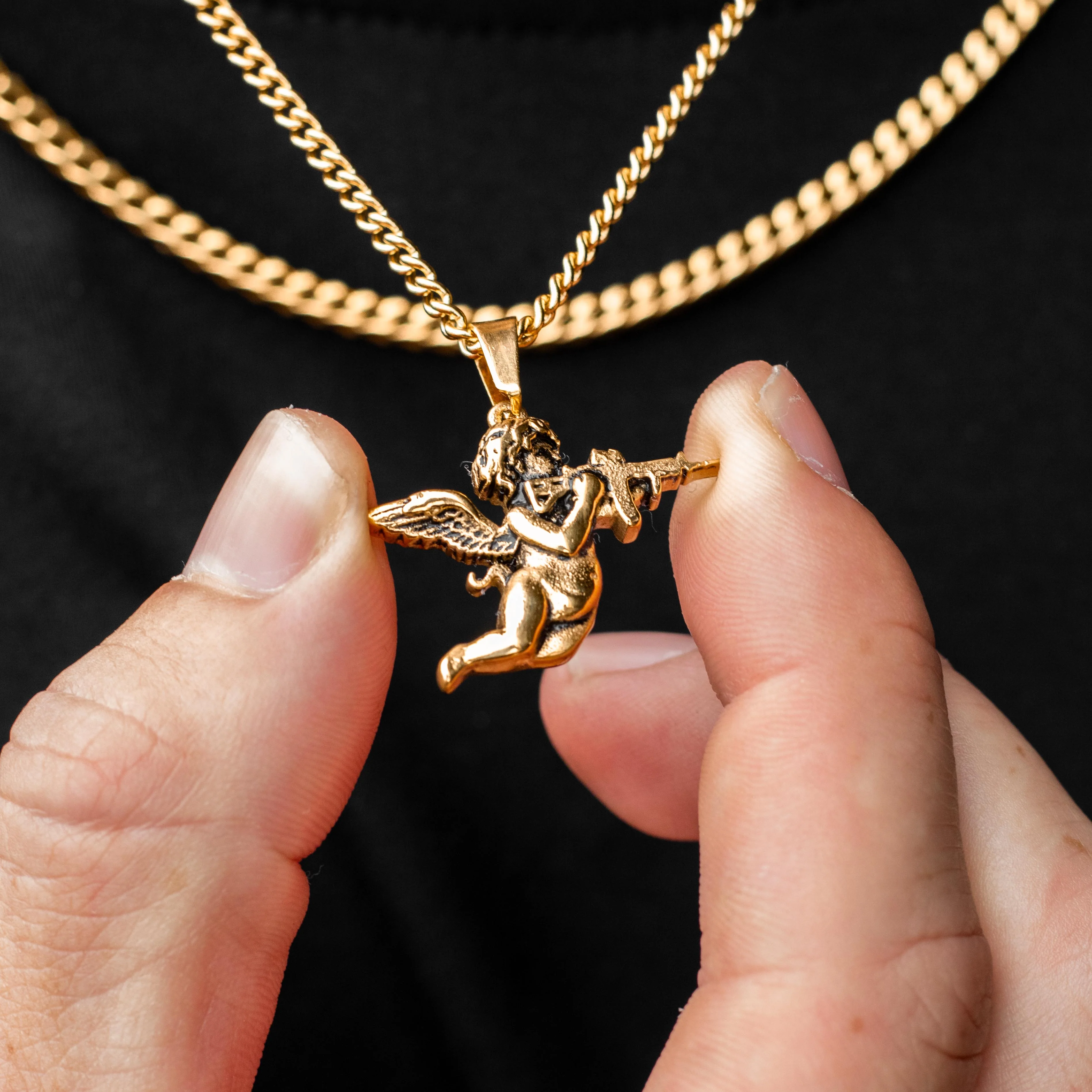 AR Cherub Pendant & Chain - Image 8