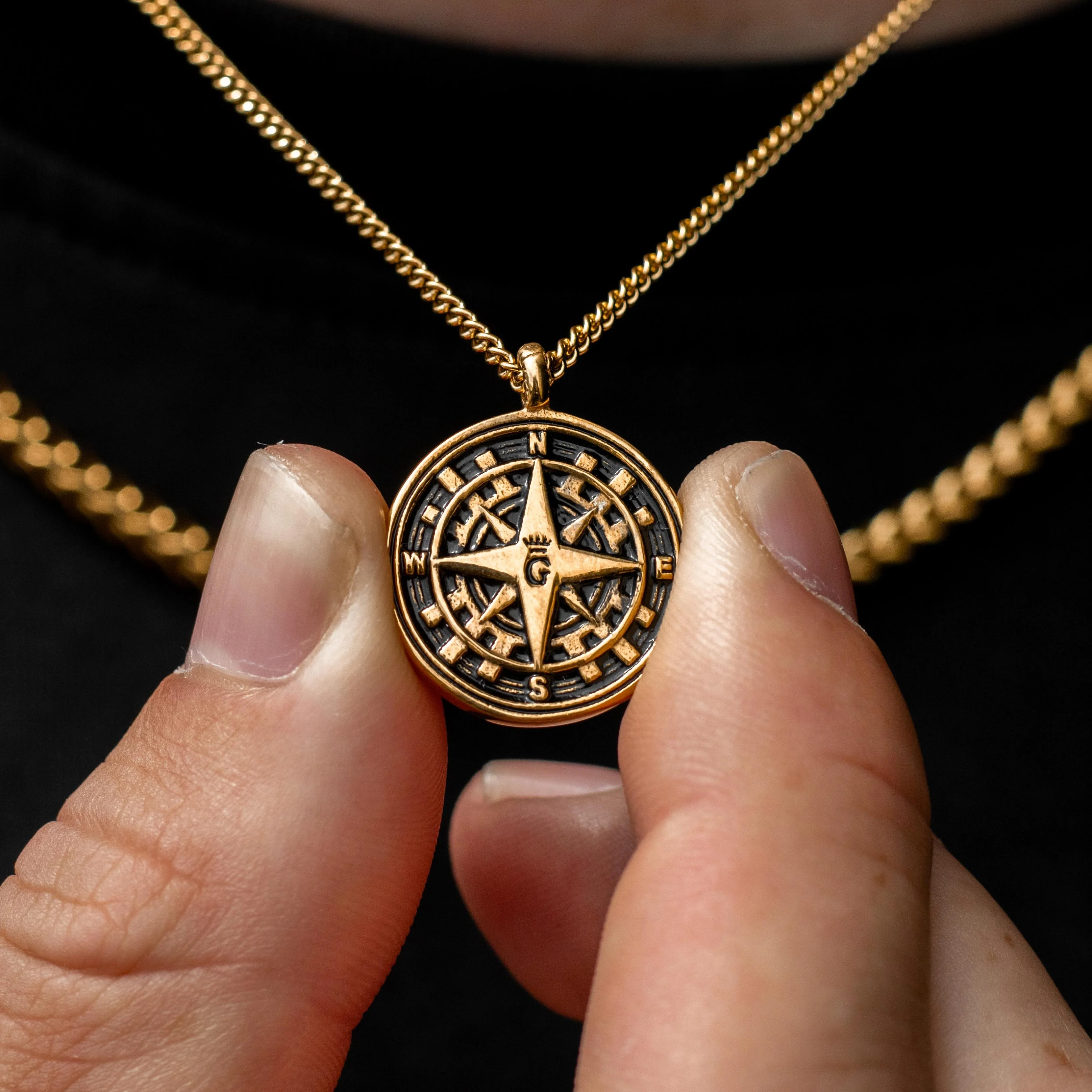 Compass Pendant & Chain - Image 10