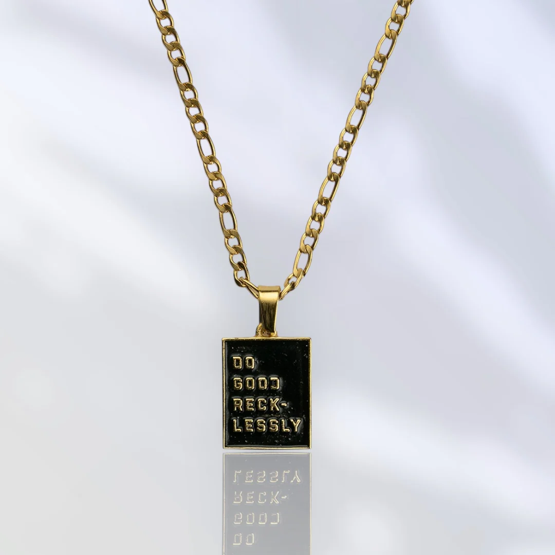 Do Good Recklessly Pendant & Chain - Image 4