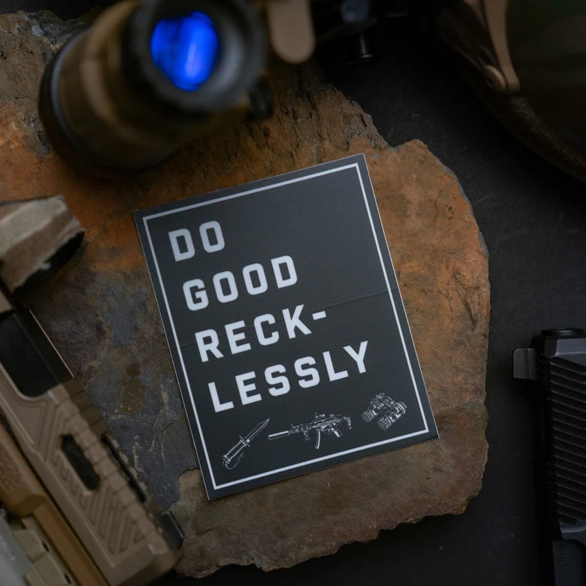 Do Good Recklessly Sticker - Image 2