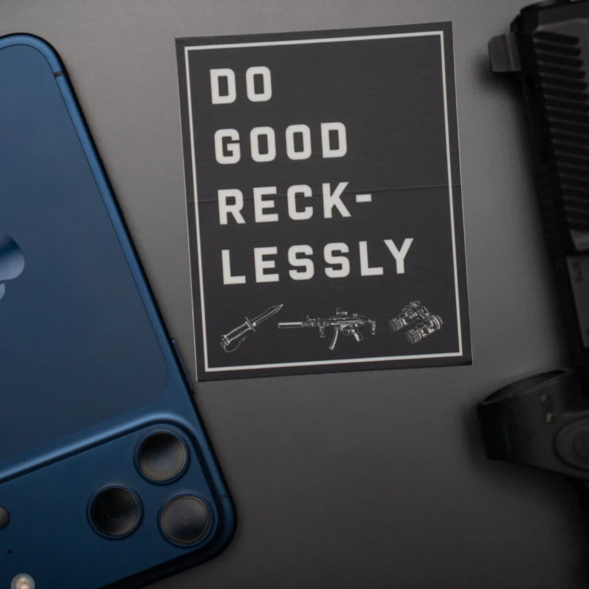 Do Good Recklessly Sticker - Image 3