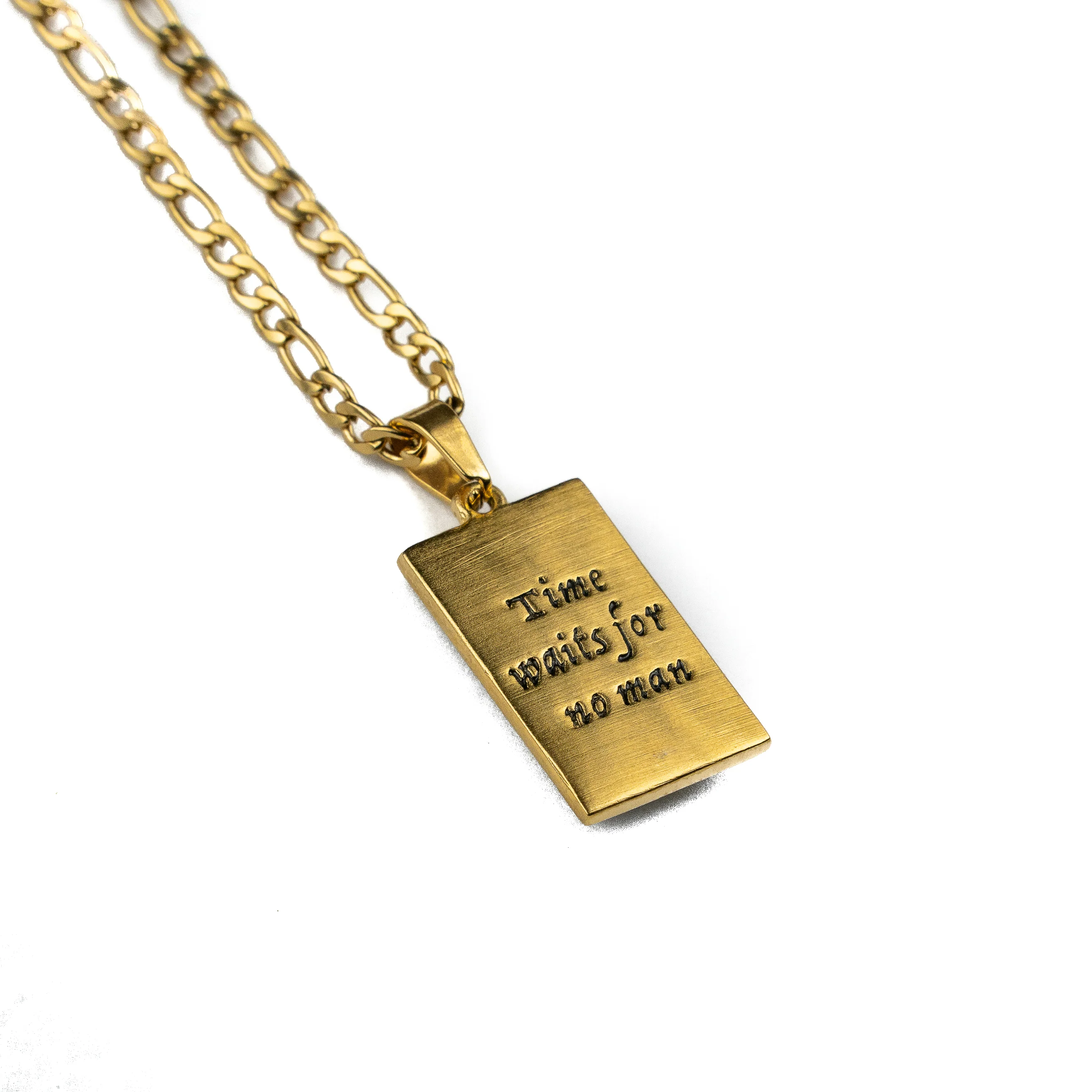 Memento Mori Hourglass Pendant & Chain - Image 4