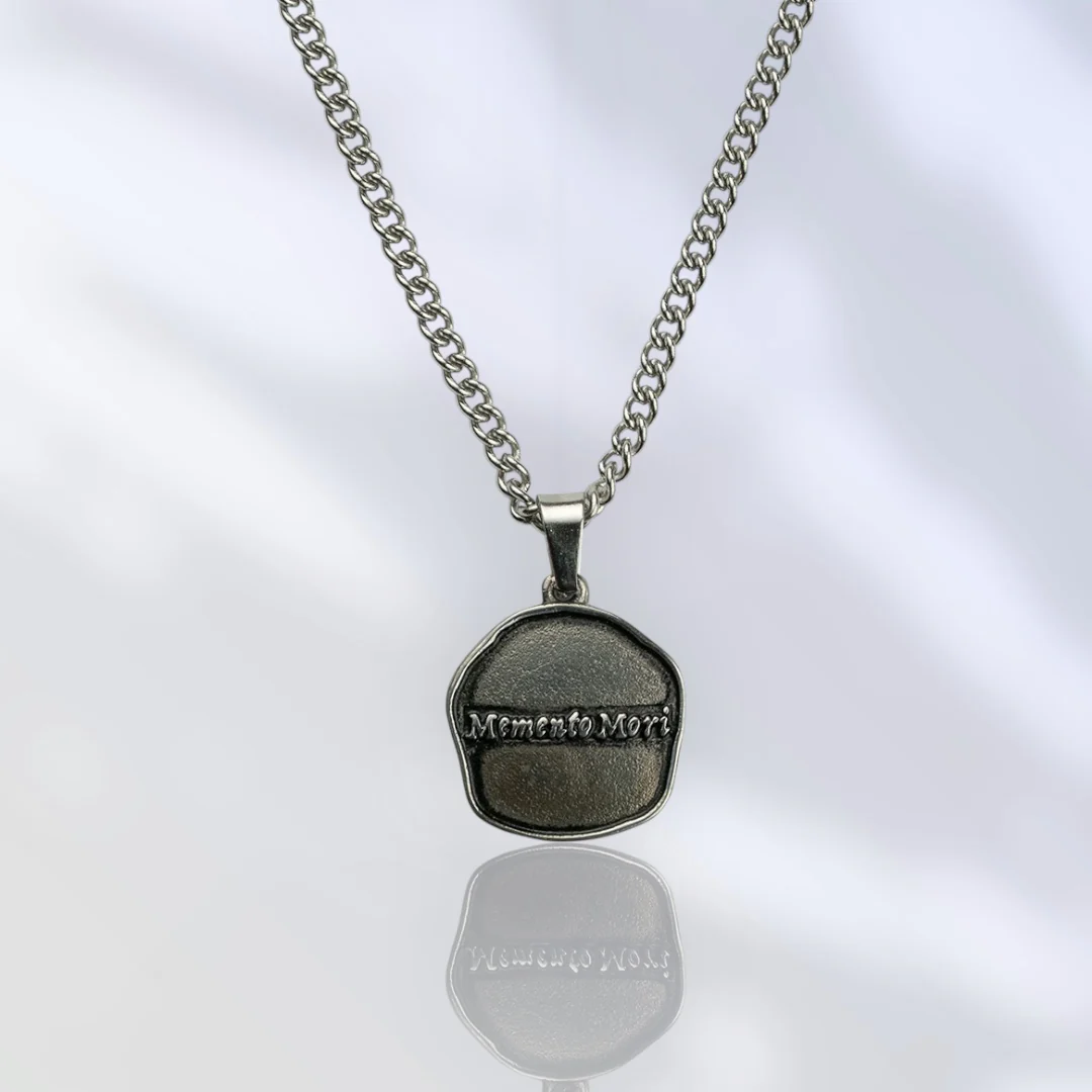Memento Mori Pendant & Chain - Image 4
