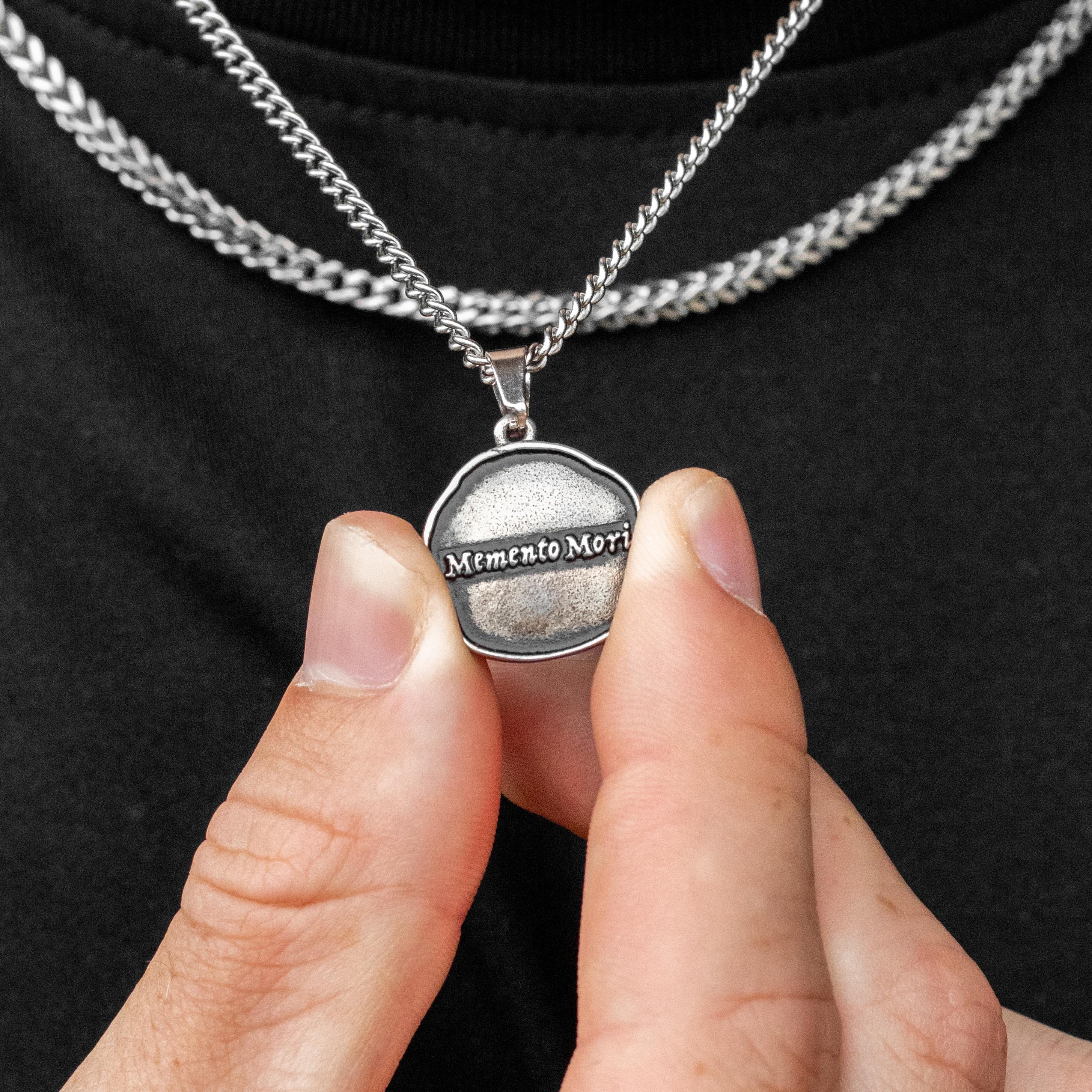 Memento Mori Pendant & Chain - Image 6