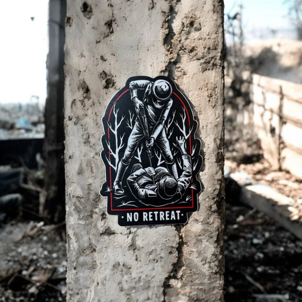 No Retreat Sticker - Image 2