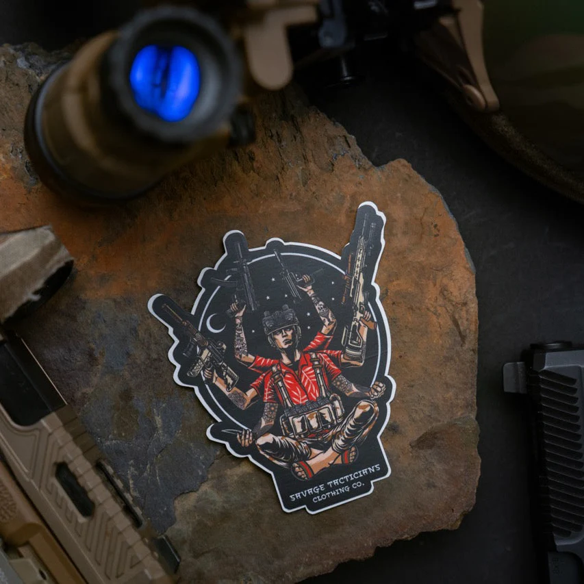 One Mind, Any Weapon Sticker - Image 2