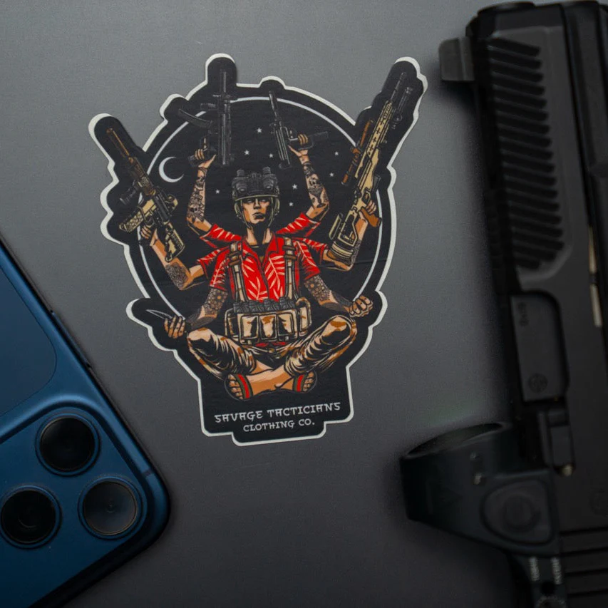 One Mind, Any Weapon Sticker - Image 3