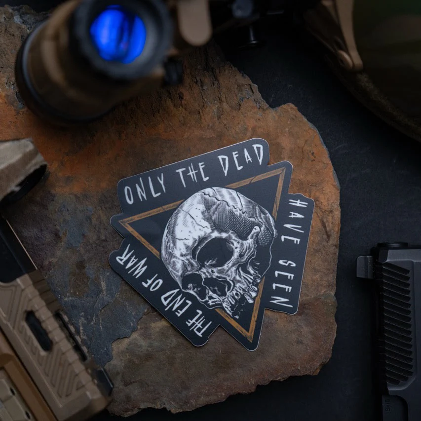 Only The Dead Sticker - Image 2