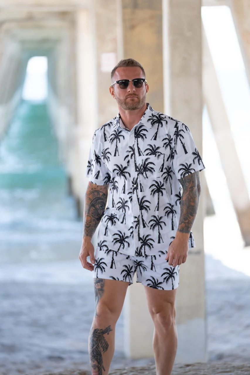 RPGs and Palm Trees Button-up - Image 2