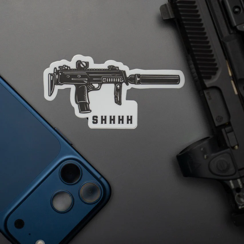 Shhhh Sticker - Image 3
