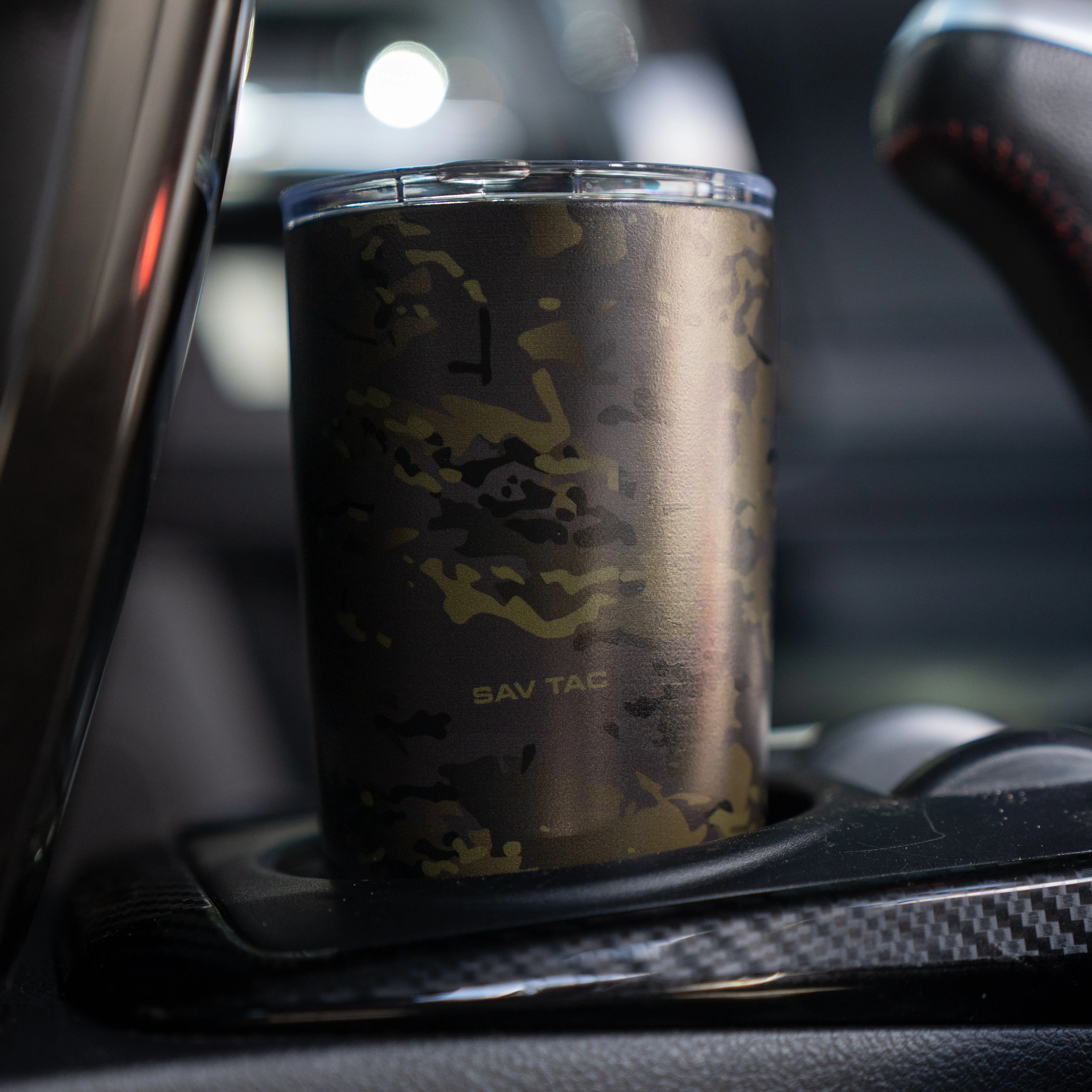STMC Black Camo 20 oz Tumbler - Image 3