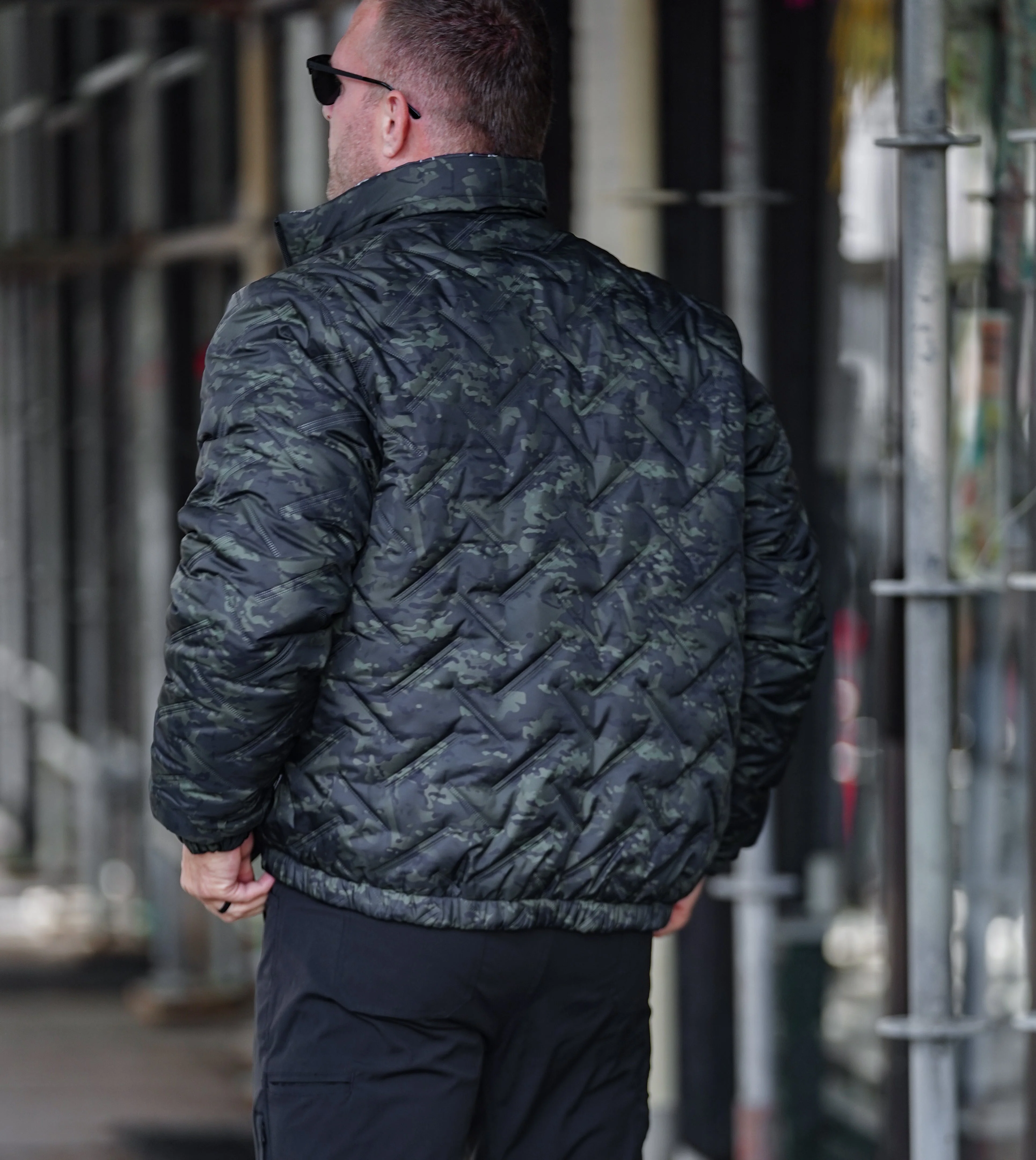 STMC® Black Camo Reversible Woobie Jacket - Image 6