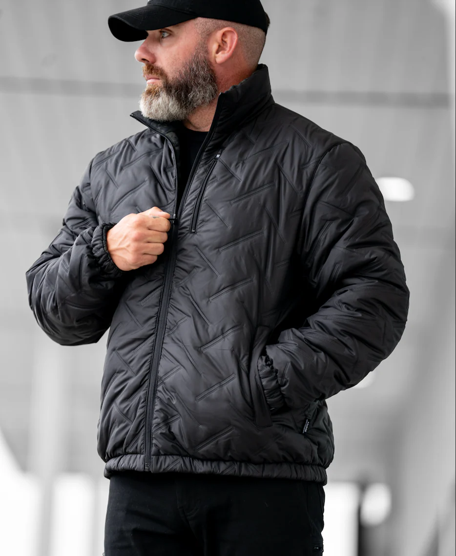 STMC® Black Camo Reversible Woobie Jacket - Image 7