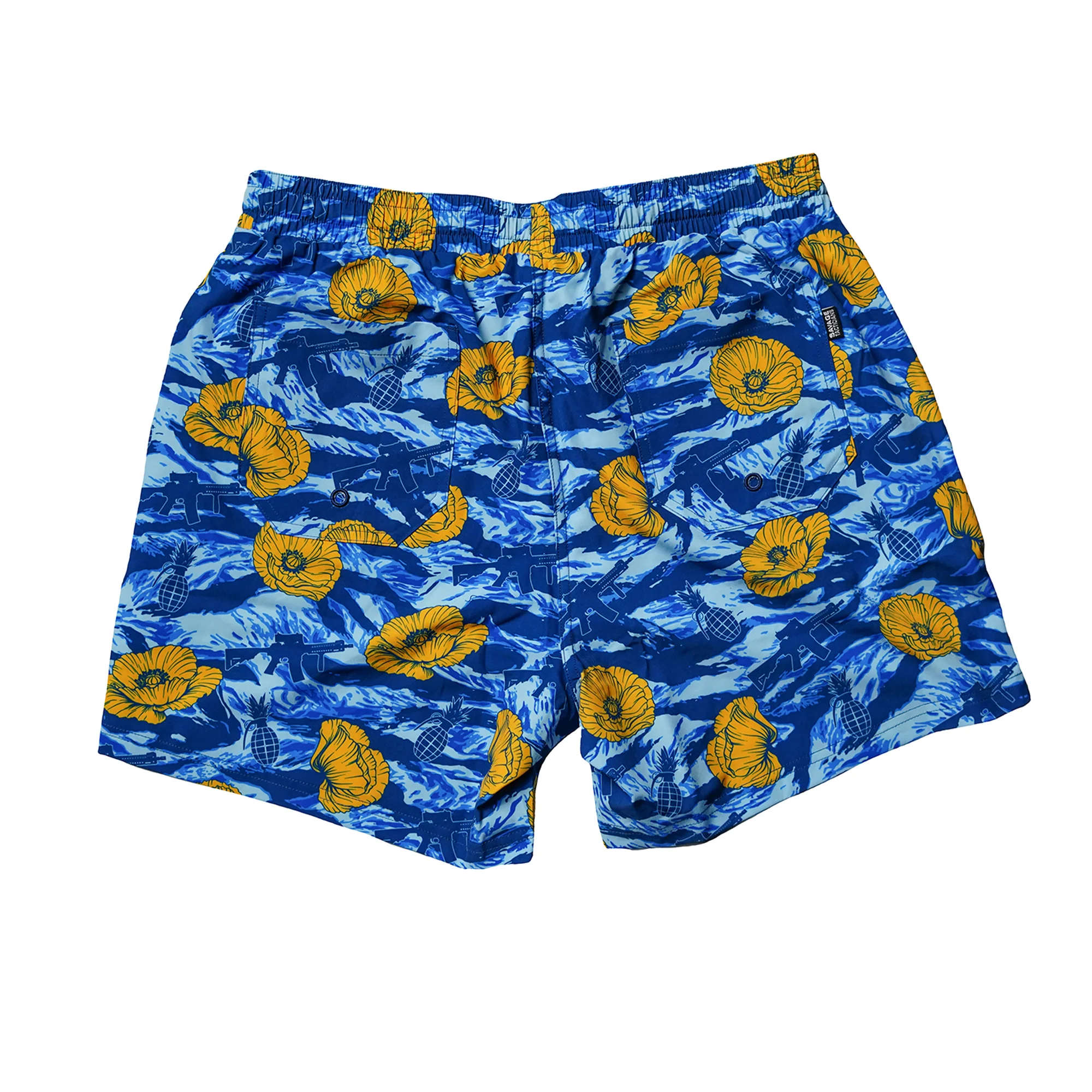 Swim Trunks - Tiger Stripe Blue - Image 3