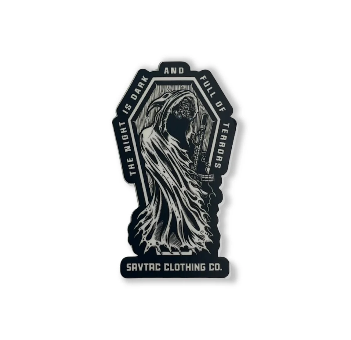 The Night Is Dark Sticker