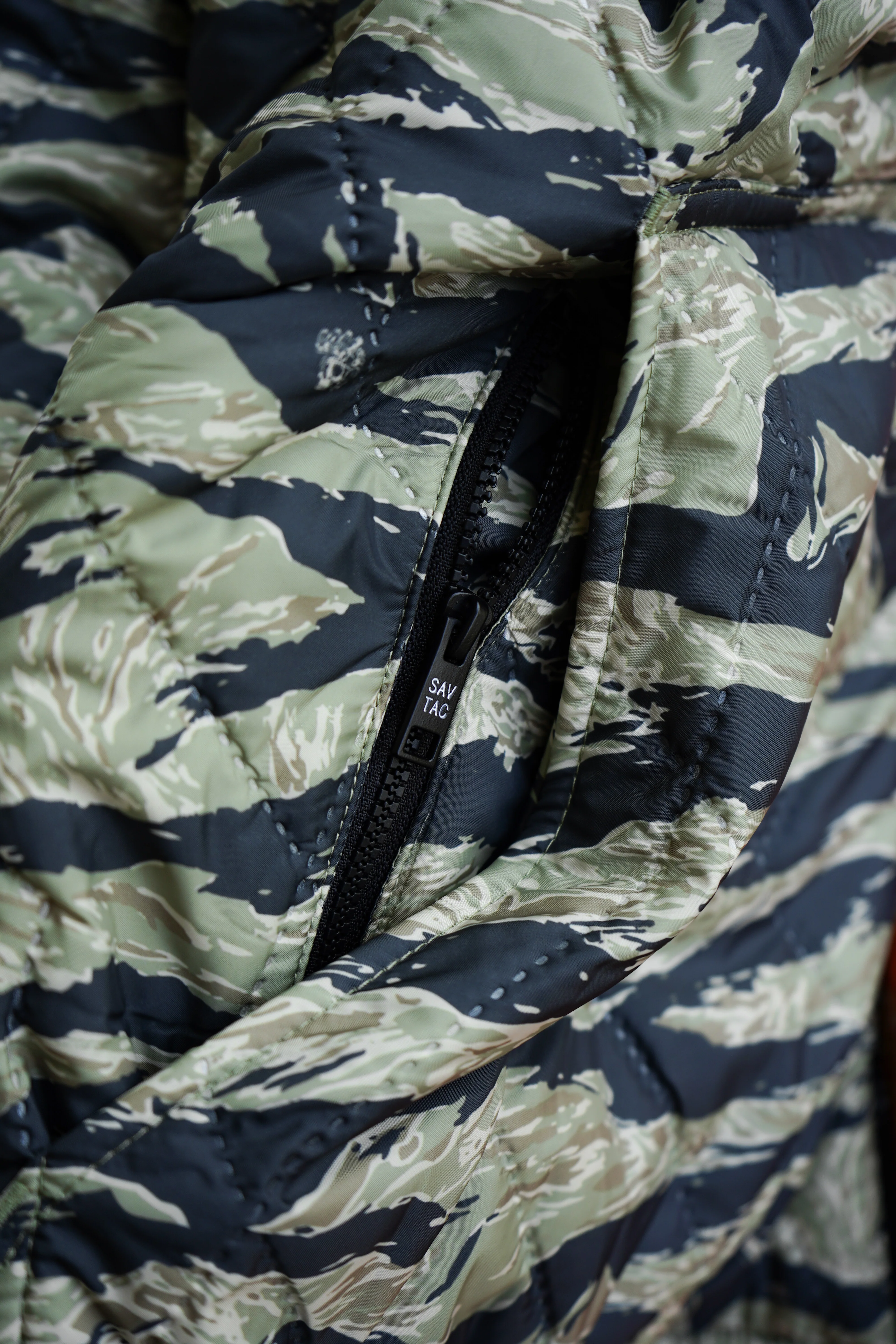 Tiger Stripe Camo Reversible Woobie Hoodie - Image 4