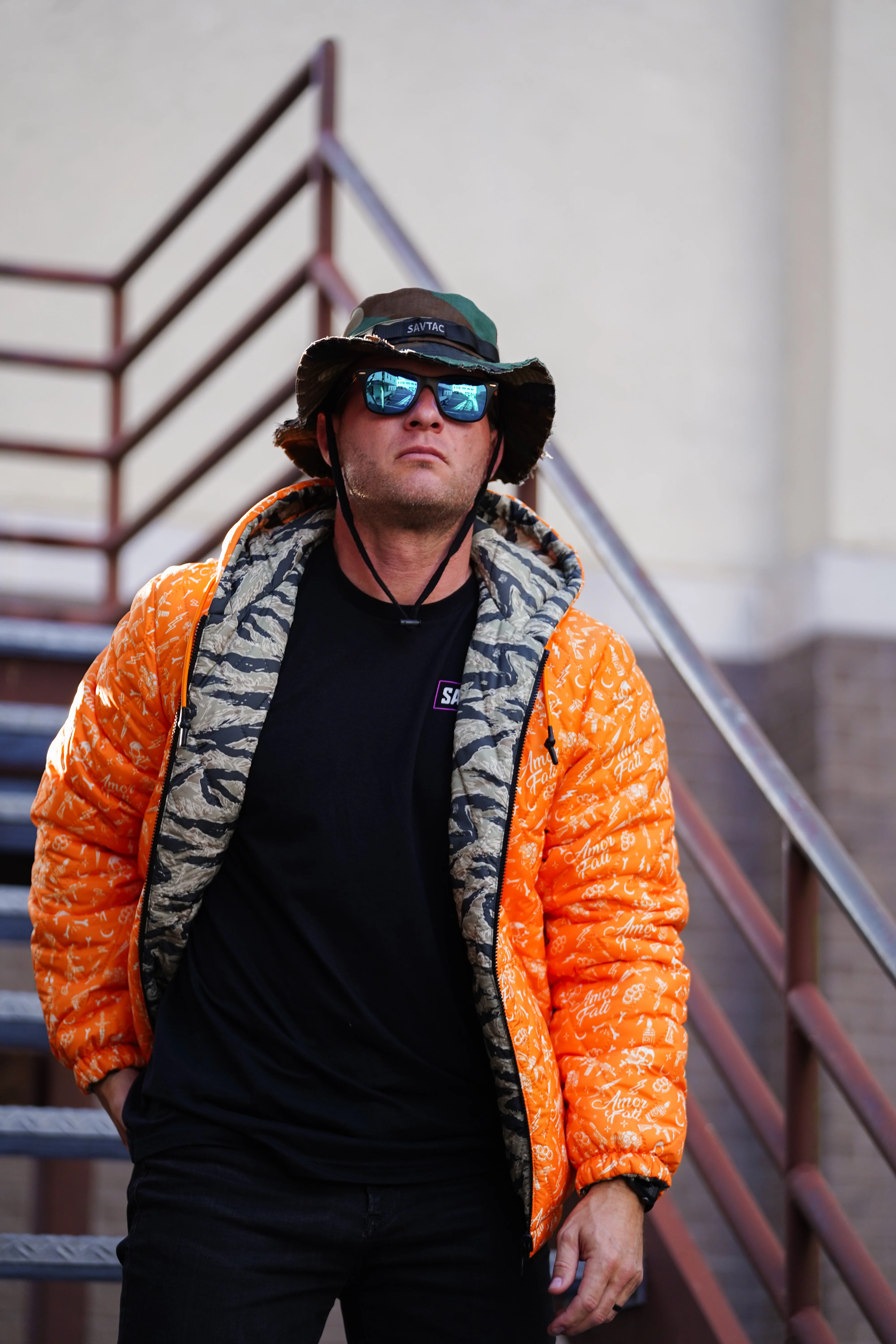 Tiger Stripe Camo Reversible Woobie Hoodie - Image 7