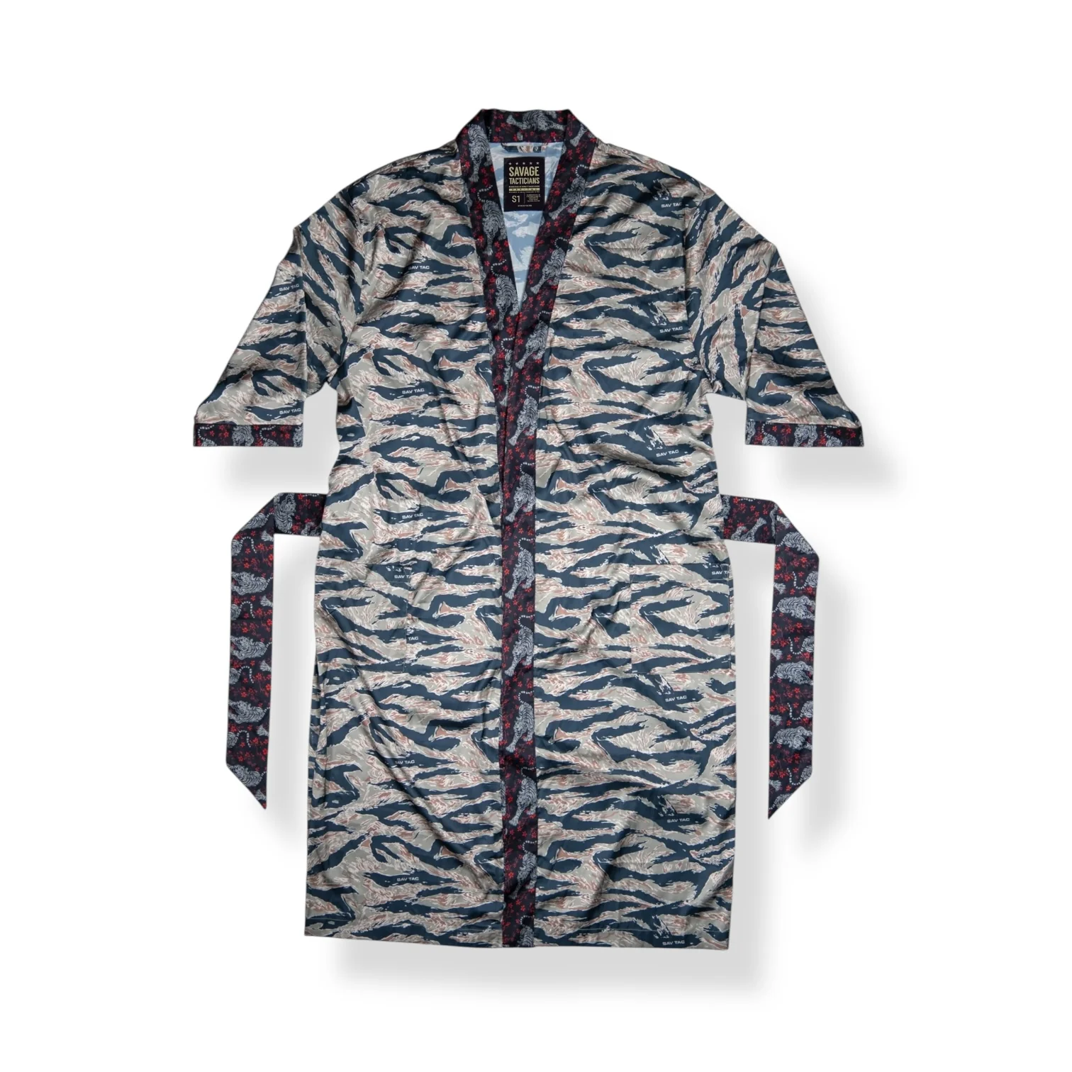 Tiger Stripe Kimono Robe - Image 5