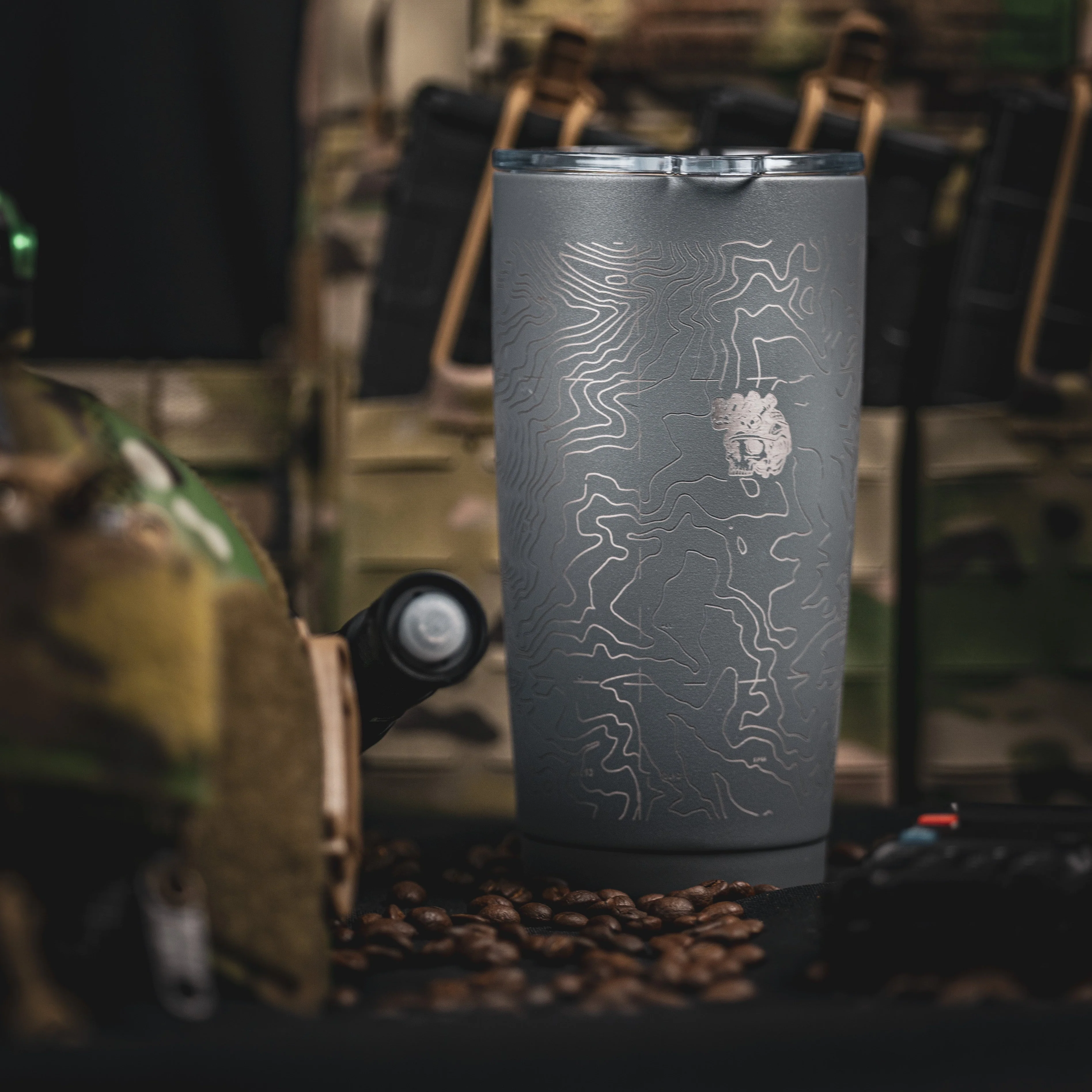 Topo - Gray 20 oz Tumbler - Image 3