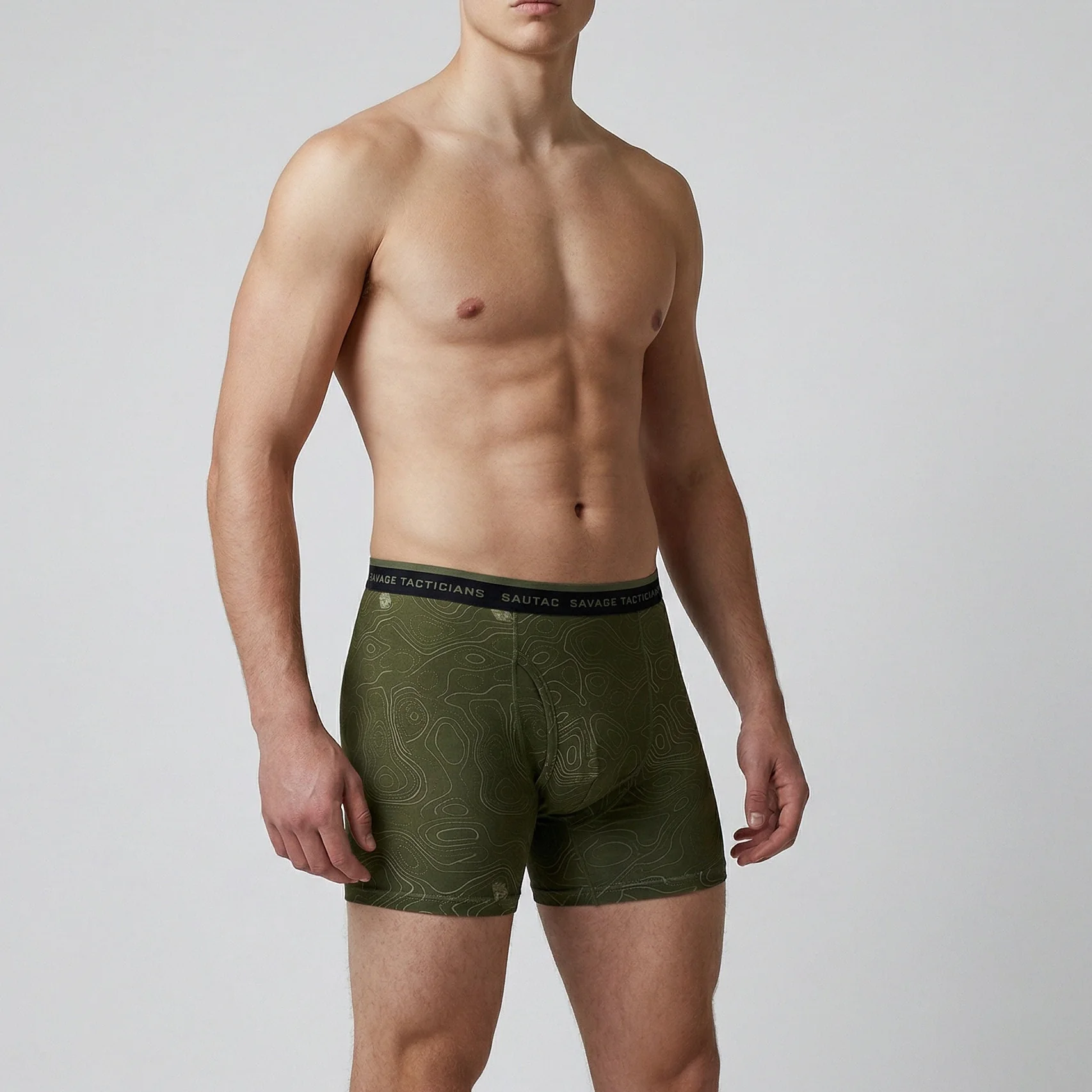 Topo Green Trunk Briefs - Image 2