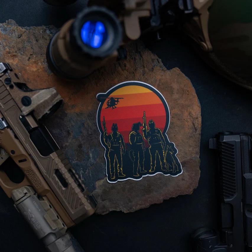 Unity Sunset Sticker - Image 2