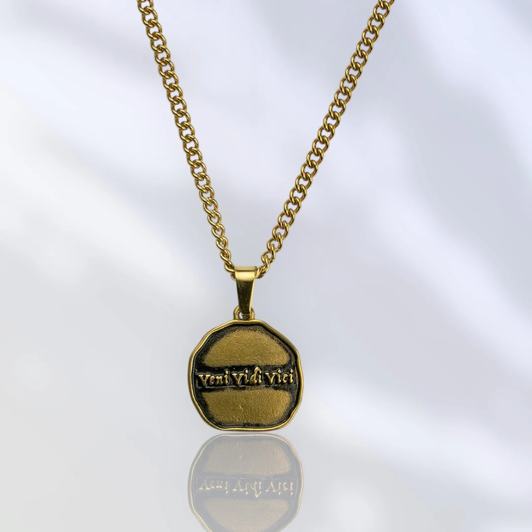 Veni Vidi Vici Pendant & Chain - Image 4