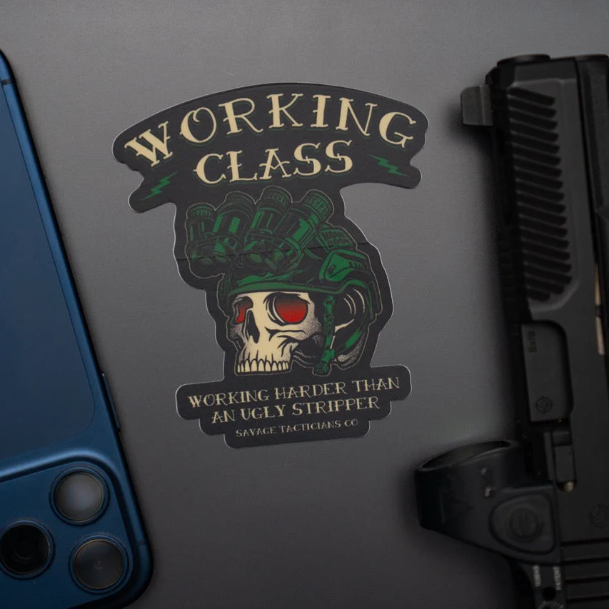 Working Class Sticker - Image 3
